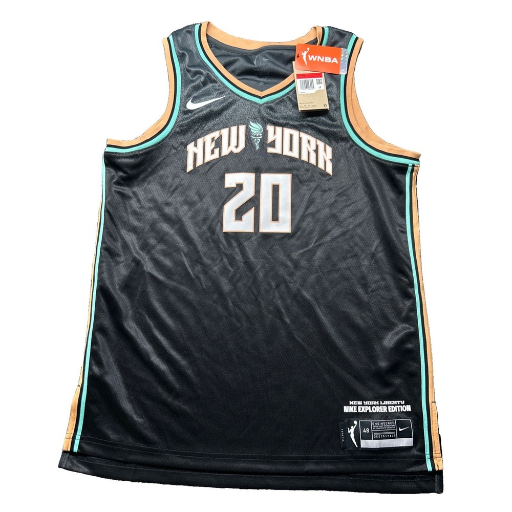 Nike WNBA New York Liberty Sabrina Ionescu 20 Jersey Black DJ4573-010 L